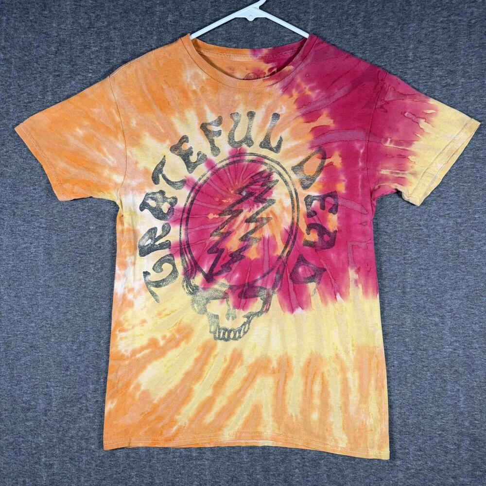 Grateful Dead Shirt Mens Small Tie Dye Steal Your Face Skull Graphic Band Tee